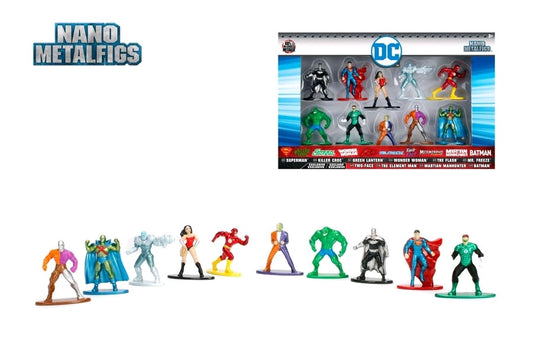 DC Comics - Nano Metalfigs 10-Pack - Ozzie Collectables