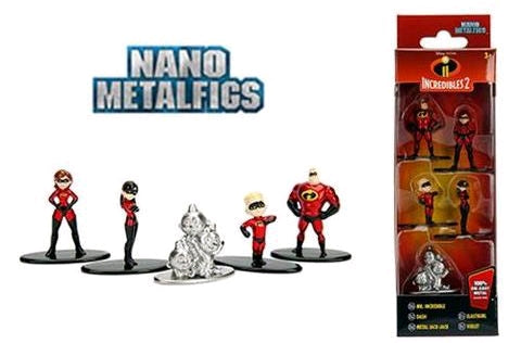 Incredibles - Nano Metalfigs 5-pack - Ozzie Collectables