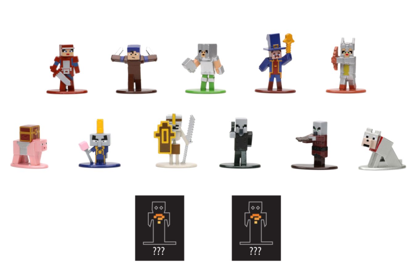 Minecraft - Minecraft Dungeons Nano Metalfigs (Display of 24)