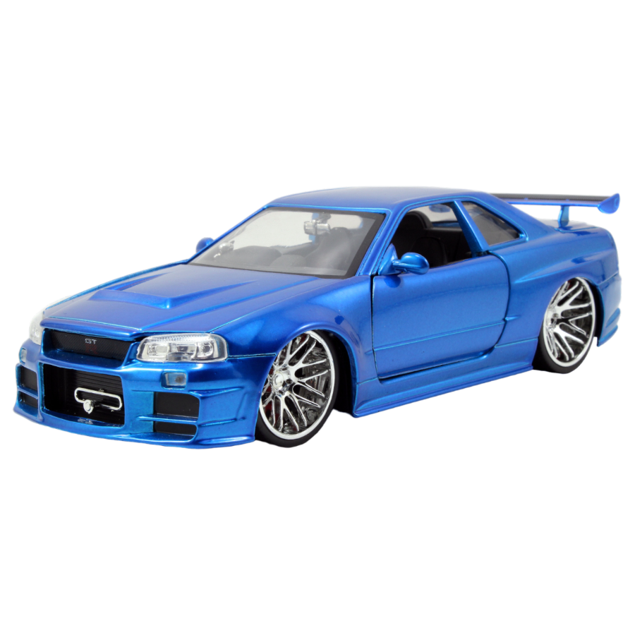Fast and Furious - '02 Nissan Skyline GT-R R34 1:24 Scale Hollywood Ride