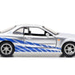 Fast and Furious - 2002 Nissan Skyline GTR R34 Silver 1:32 Scale Hollywood Ride