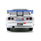 Fast and Furious - 2002 Nissan Skyline GTR R34 Silver 1:32 Scale Hollywood Ride