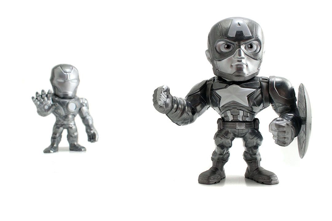 Captain America 3: Civil War - Iron Man & Captain America US Exclusive 4" Bare Metal 2 Pk - Ozzie Collectables