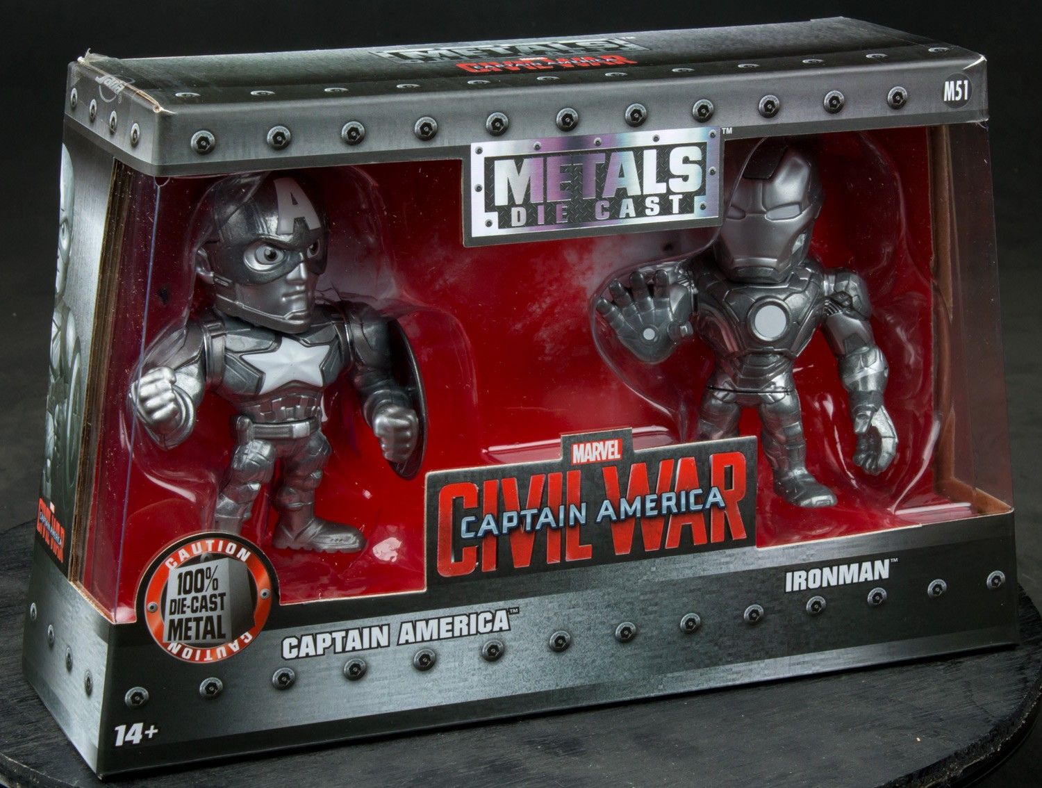 Captain America 3: Civil War - Iron Man & Captain America US Exclusive 4" Bare Metal 2 Pk - Ozzie Collectables