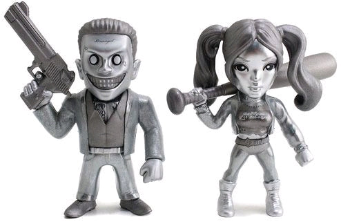 Suicide Squad - Harley Quinn & Joker US Exclusive 4" Bare Metal 2 Pack - Ozzie Collectables