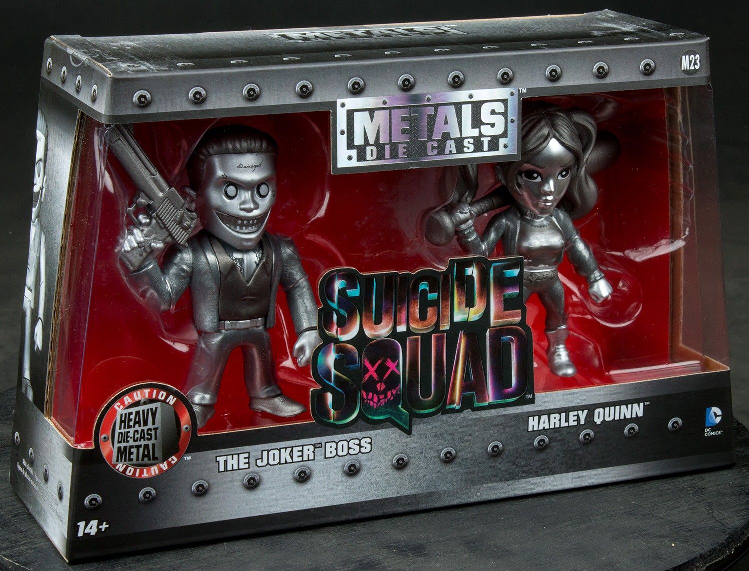 Suicide Squad - Harley Quinn & Joker US Exclusive 4" Bare Metal 2 Pack - Ozzie Collectables