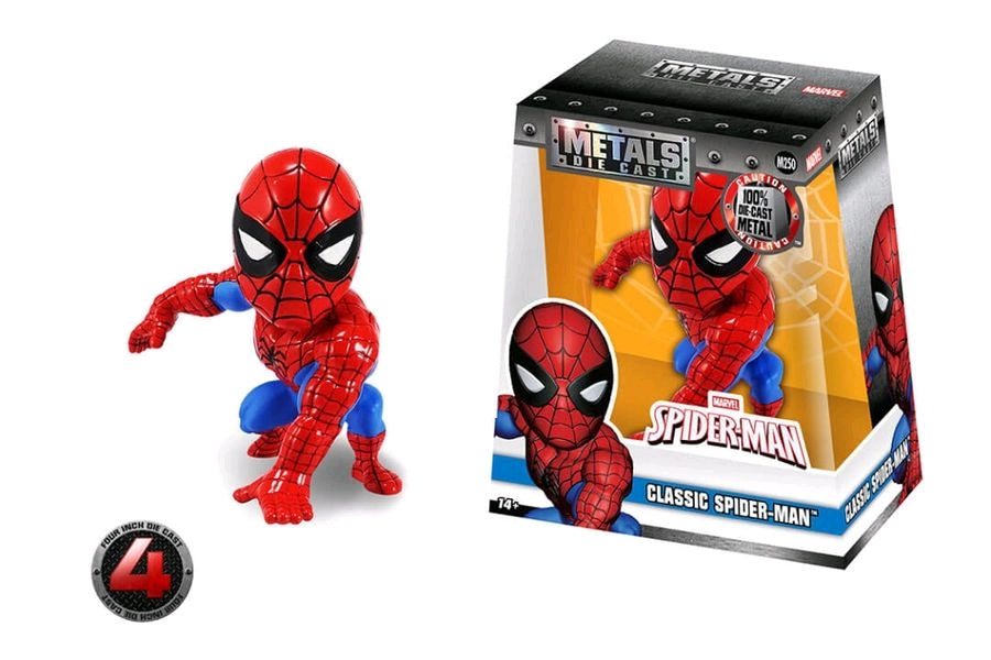 Spider-Man - Spider-Man Classic 4" Metals - Ozzie Collectables