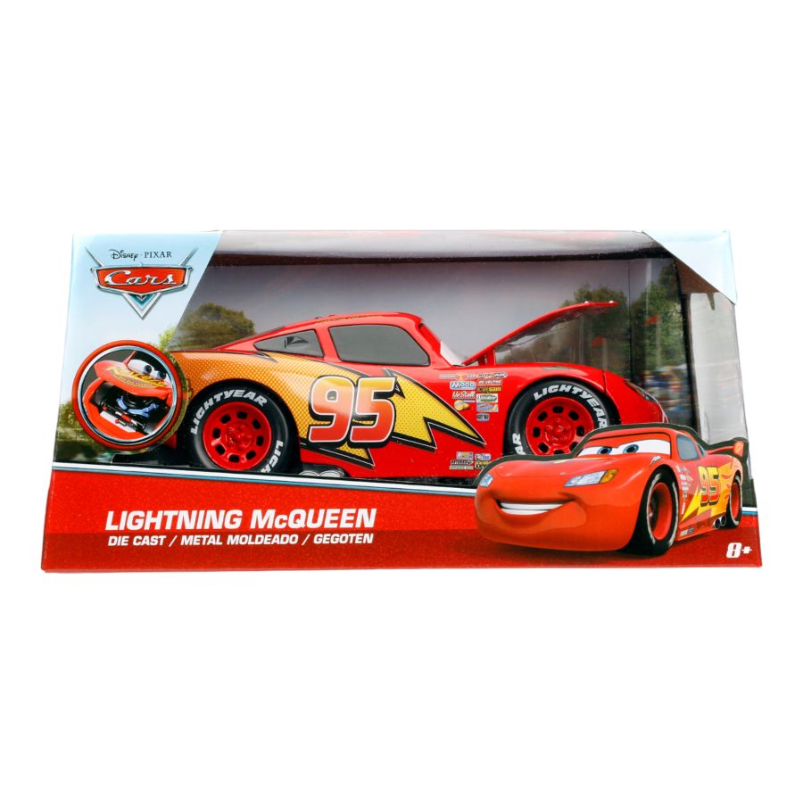 Cars - Lightning McQueen without Tire Rack 1:24 Scale