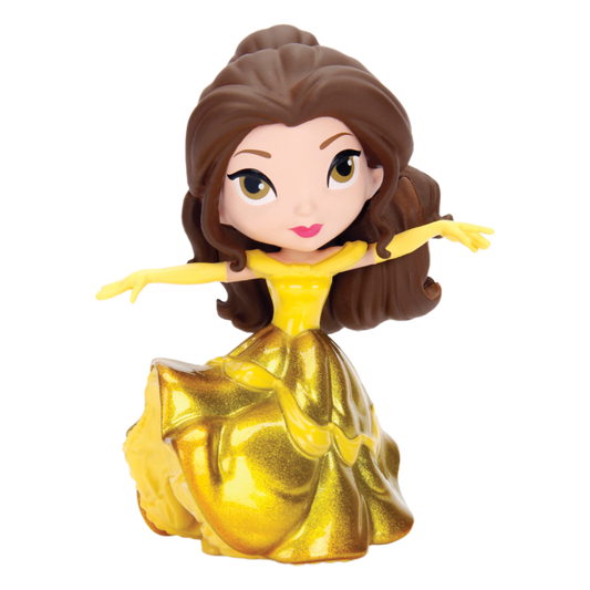 Beauty & the Beast (1991) - Belle with Gold Dress 4" Diecast MetalFig