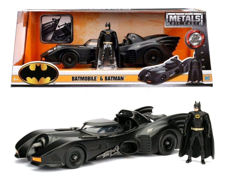 Batman 1989 - Batmobile 1:24 with Batman - Ozzie Collectables