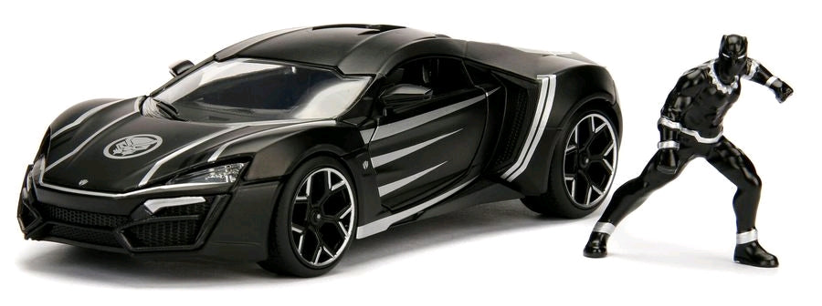 Black Panther - Lykan Hypersport 1:24 Scale Hollywood Rides Diecast Vehicle - Ozzie Collectables