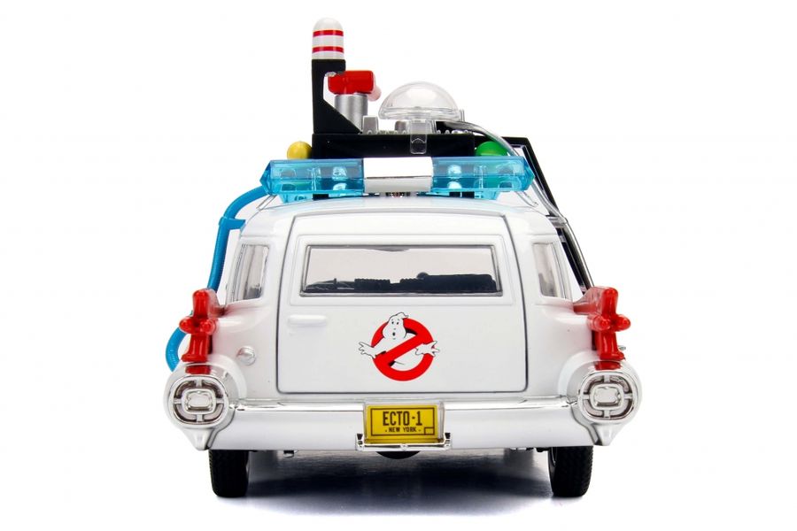 Ghostbusters - Ecto-1 1984 Hollywood Rides 1:24 Scale Diecast Vehicle - Ozzie Collectables