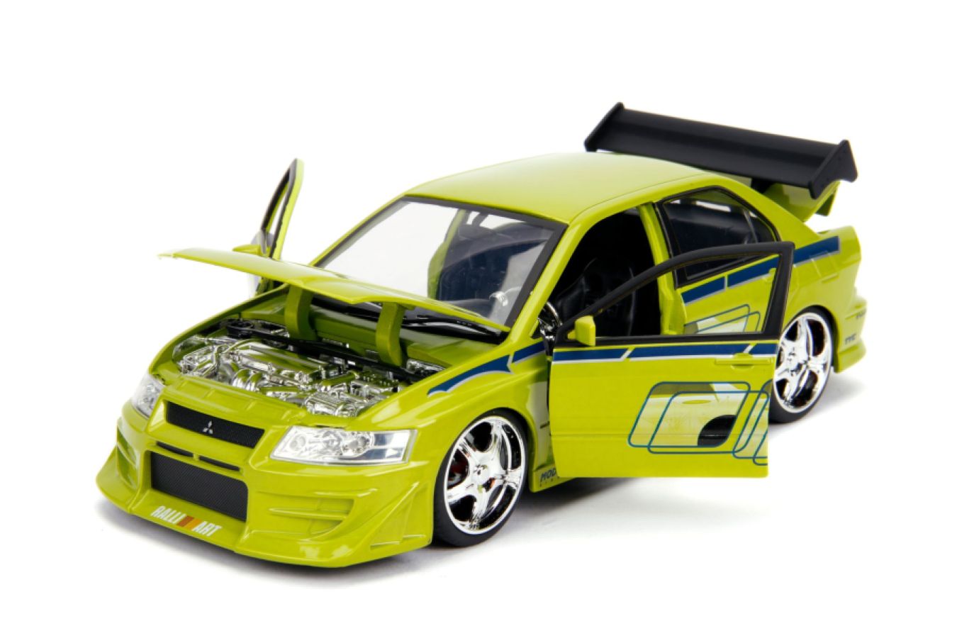 Fast & Furious - Brian's 2002 Mitsubishi Lancer Evolution VII 1:24 Scale Hollywood Ride - Ozzie Collectables
