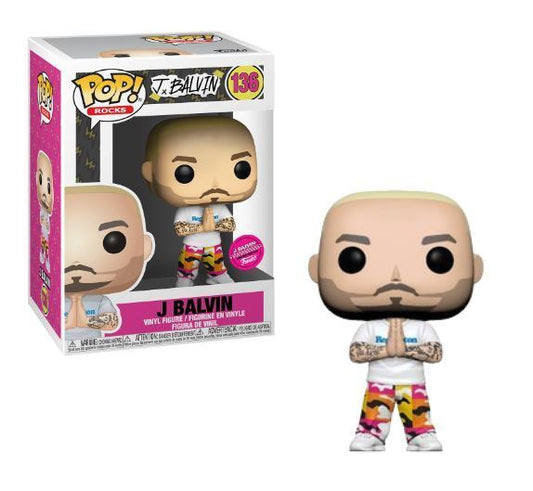 J Balvin - J Balvin Funko Limited Edition Stickered Exclusive Pop! Vinyl #136