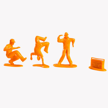 All City Breakers - Mini Vinyl Electric Orange 20-Pack - Ozzie Collectables