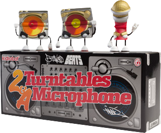 Kidrobot - 2 Turntables and a Microphone Mini 3 Pack - Ozzie Collectables