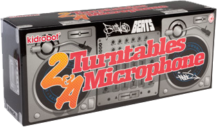 Kidrobot - 2 Turntables and a Microphone Mini 3 Pack - Ozzie Collectables