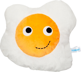 Yummy - Breakfast Egg 10" Plush - Ozzie Collectables