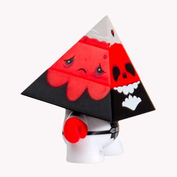 Dunny - 3" Pyramidun Red Dunny Vinyl - Ozzie Collectables