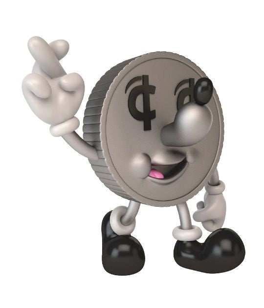 Kidrobot - Lucky Coin Money Box Medium Figure - Ozzie Collectables