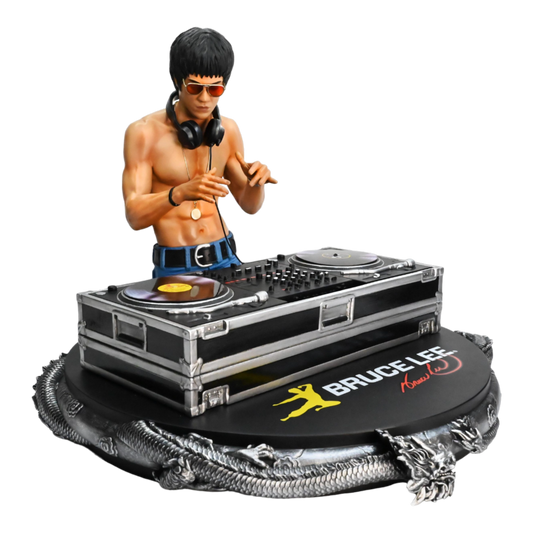 Bruce Lee - DJ Dragon Rock Iconz Statue