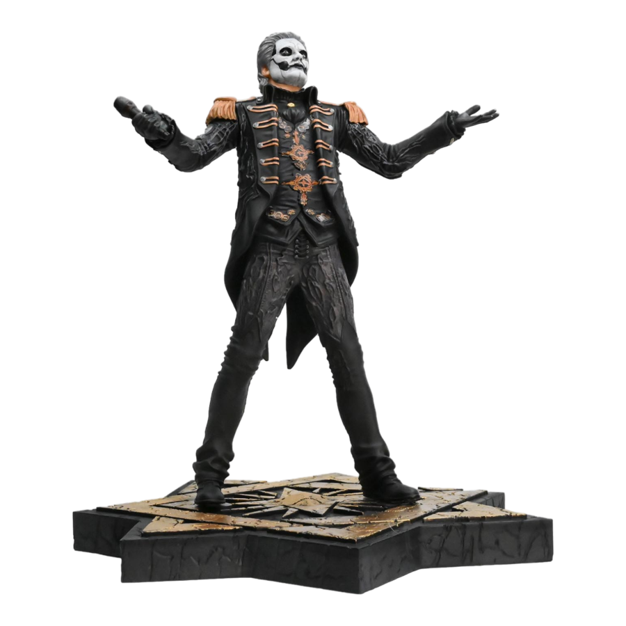 Ghost - Papa Emeritus in Military Jacket Rock Iconz Statue