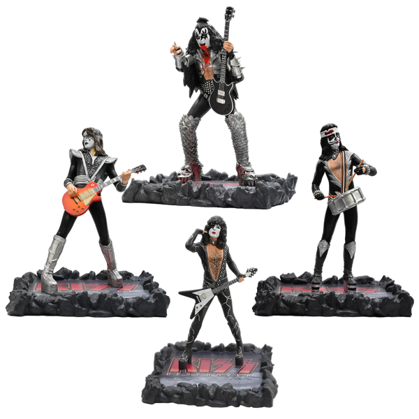 Kiss - Destroyer Rock Iconz Statues [Set of 4] | KNUKISS500