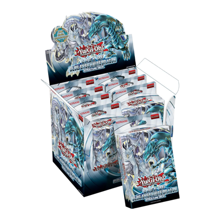 Yu-Gi-Oh! - Saga of Blue Eyes White Dragon Unlimited Reprint Structure Deck (Display of 8)
