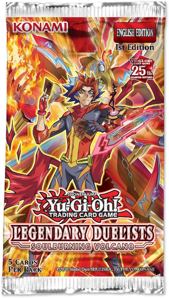 YU-GI-OH! TCG Legendary Duelist- Soulburning Volcano - 5 x Card Booster