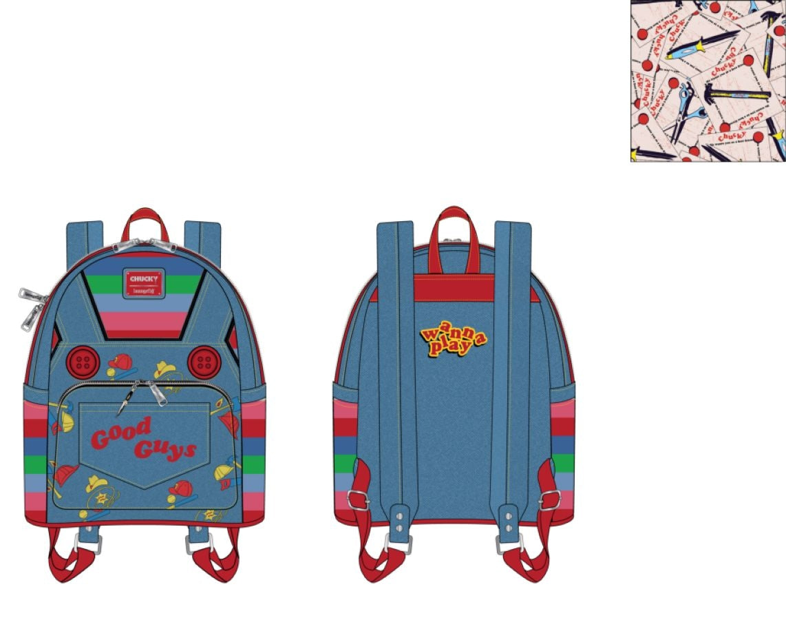 Child's Play - Chucky Outfit Mini Backpack