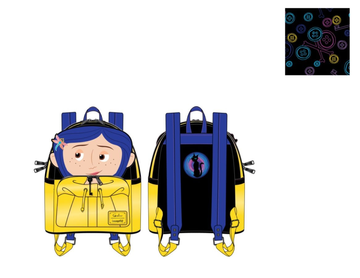Coraline - Rain Coat Mini Backpack