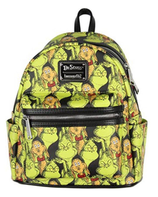 Dr Seuss - The Grinch & Max All-Over Print US Exclusive Mini Backpack