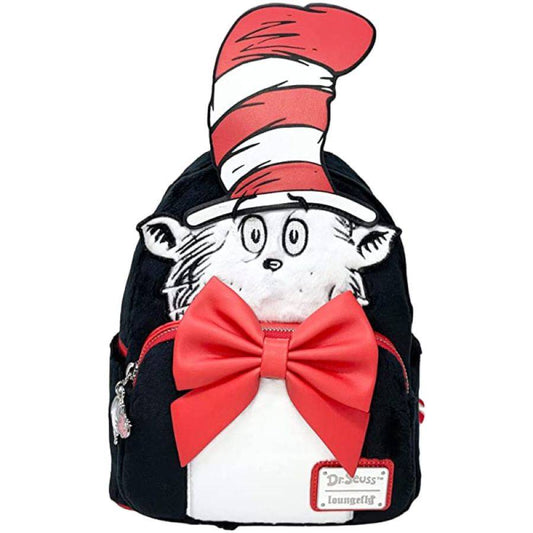 Dr Seuss - Cat in the Hat Faux Fur Cosplay Backpack