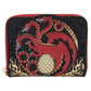 House Of The Dragon - All-Over Print House Targaryen Sigil Zip Around Wallet