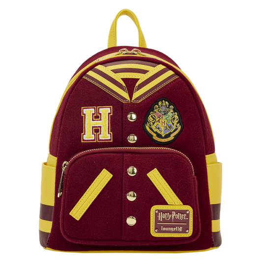 Harry Potter - Gryffindor Hogwarts Crest Varsity Jacket Mini Backpack