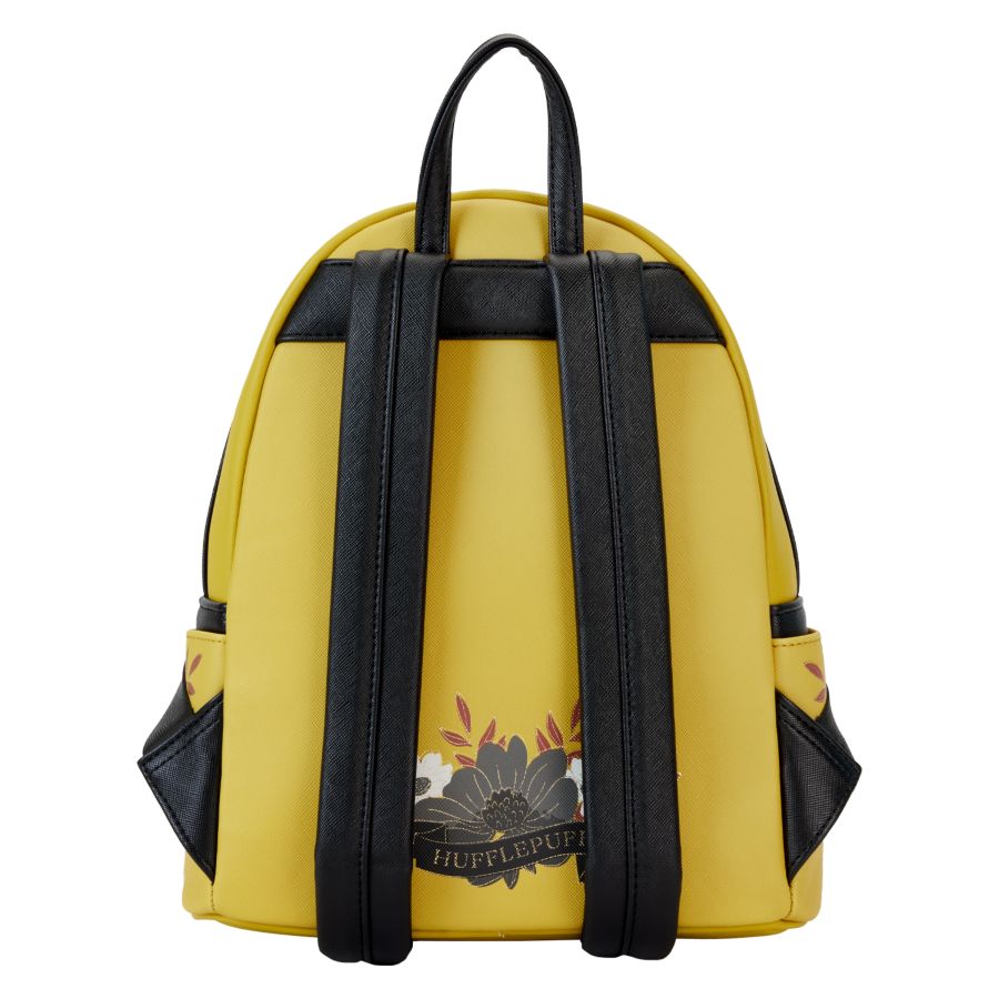 Harry Potter - Hufflepuff House Floral Tattoo Mini Backpack