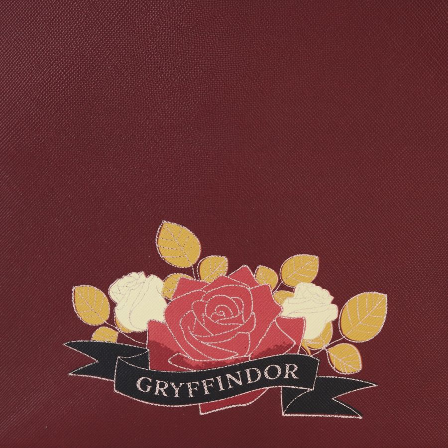 Harry Potter - Gryffindor House Floral Tattoo Mini Backpack