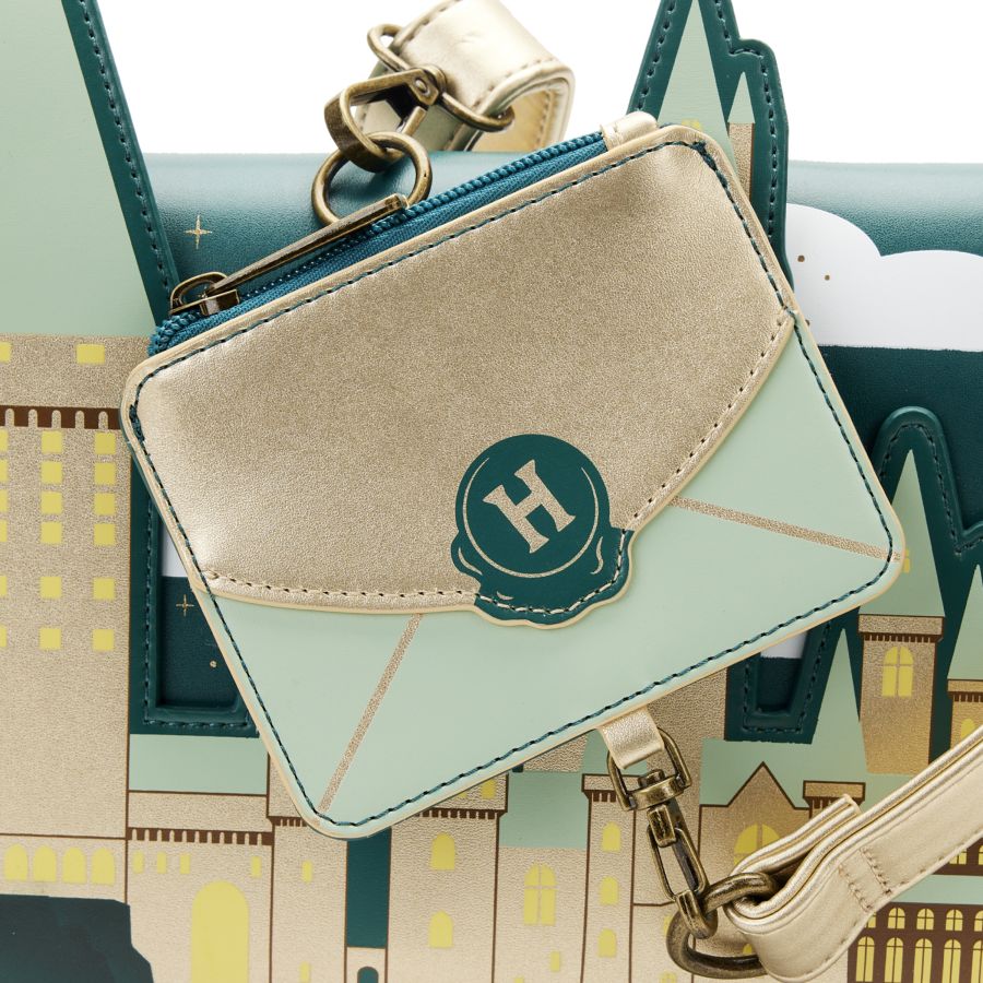 Harry Potter - Golden Hogwarts Crossbody with Pouch