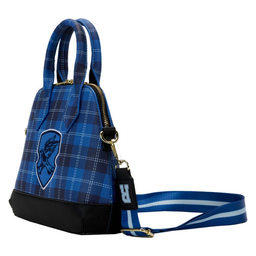 Harry Potter - Ravenclaw Patch Varsity Plaid Crossbody Bag