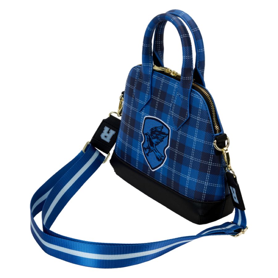 Harry Potter - Ravenclaw Patch Varsity Plaid Crossbody Bag