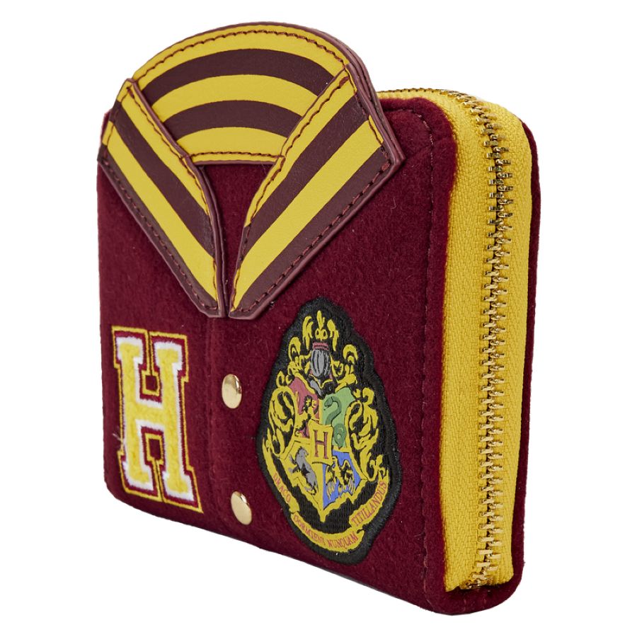 Harry Potter - Gryffindor Hogwarts Crest Varsity Jacket Zip Around Wallet