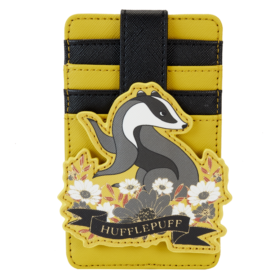 Harry Potter - Hufflepuff House Floral Tattoo Cardholder
