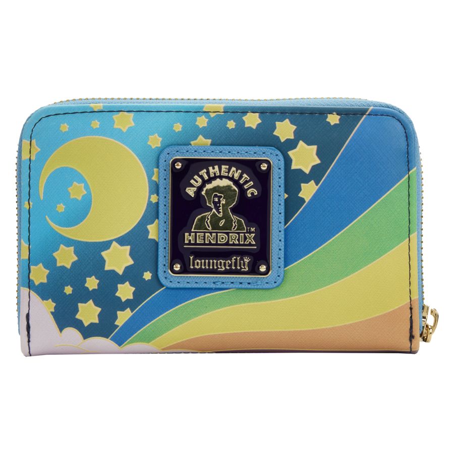 Jimi Hendrix - Psychadelic Landscape Glow Zip Purse
