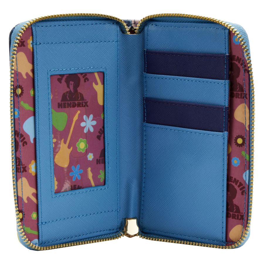 Jimi Hendrix - Psychadelic Landscape Glow Zip Purse