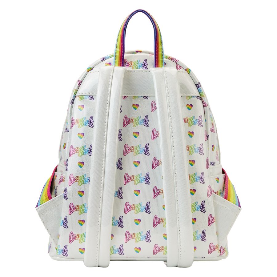 Lisa Frank - Logo Heart Detach Rainbow Mini Backpack