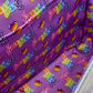 Lisa Frank - Holographic Glitter Color Block Crossbody Bag