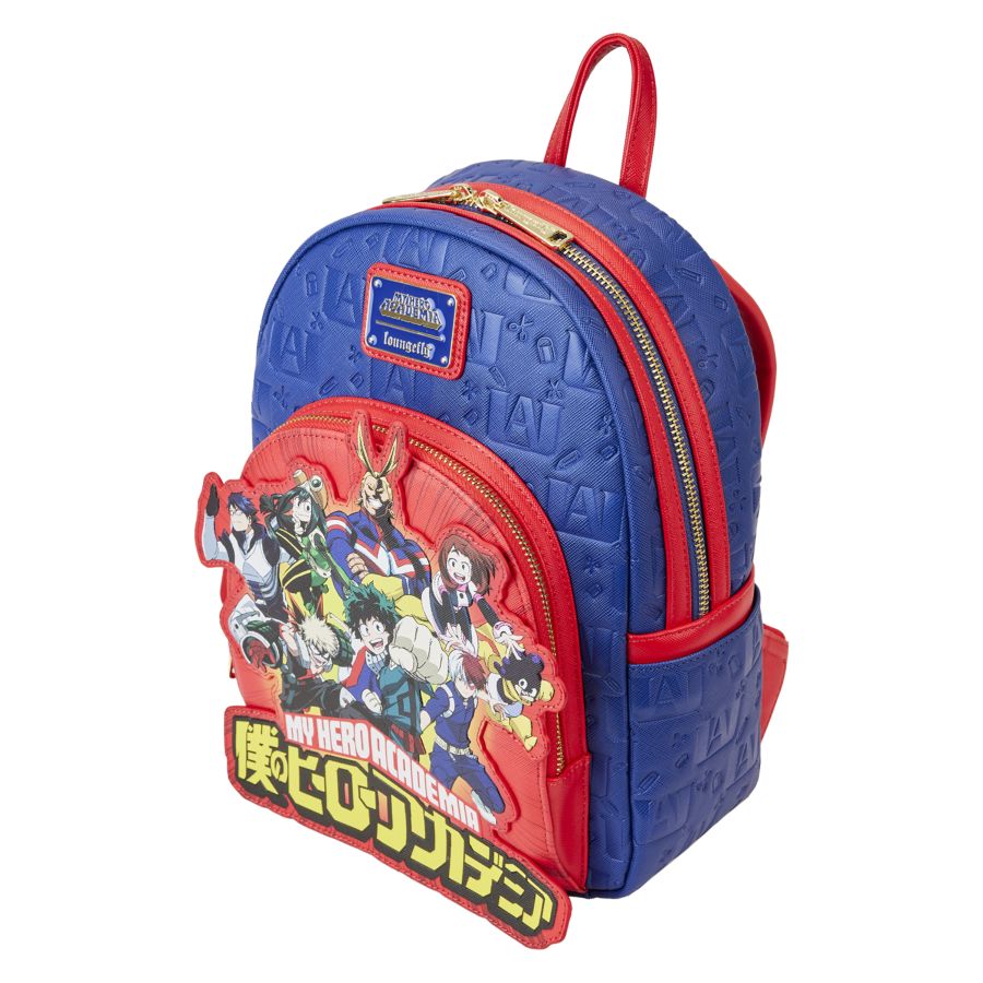 My Hero Academia - Group Debossed Logo Mini Backpack