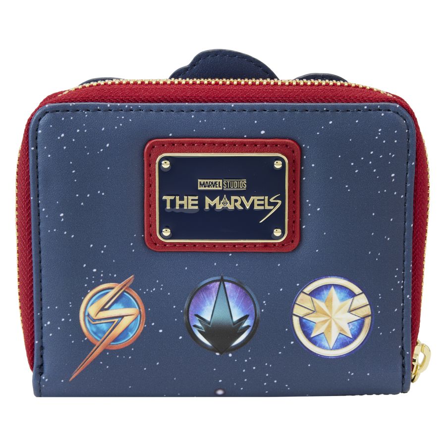 The Marvels (2023) - Group Symbol Glow Zip Around Wallet