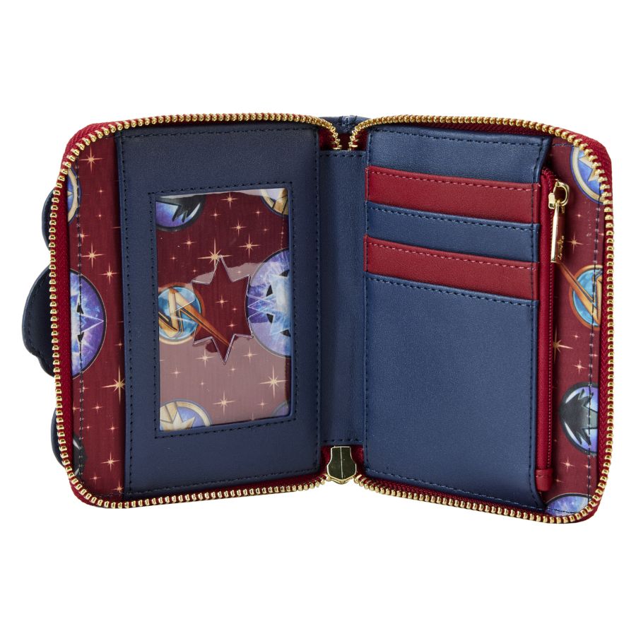 The Marvels (2023) - Group Symbol Glow Zip Around Wallet