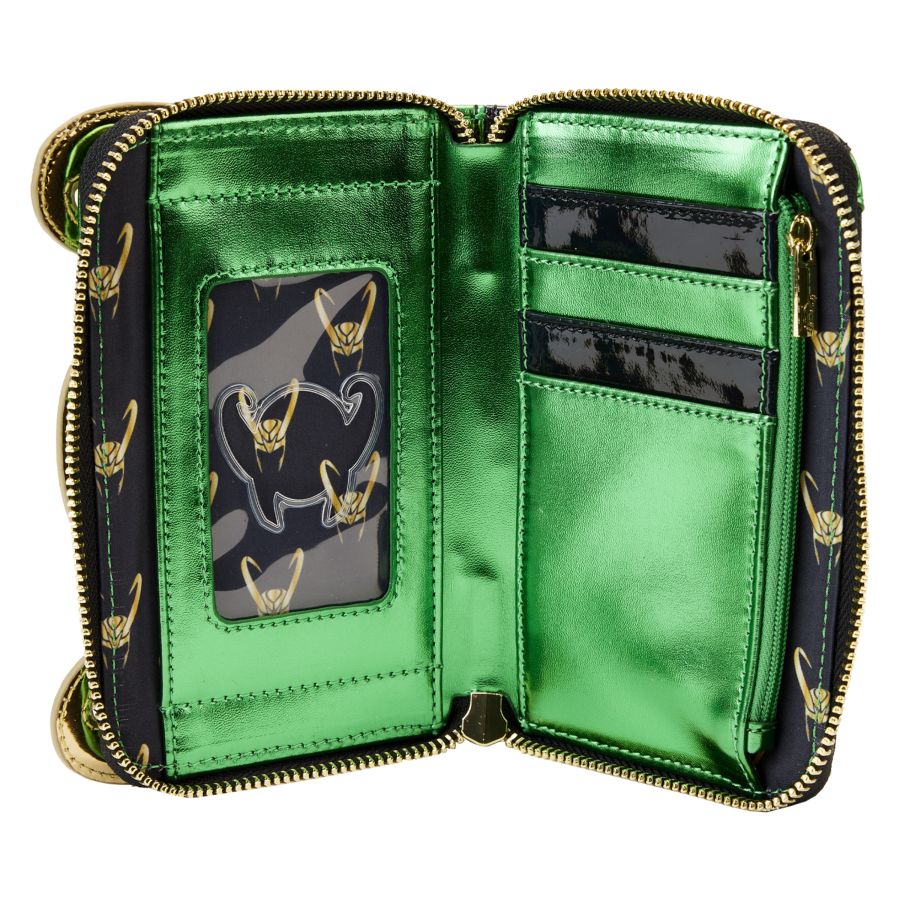 Marvel Comics - Loki Metallic Zip Around Wallet